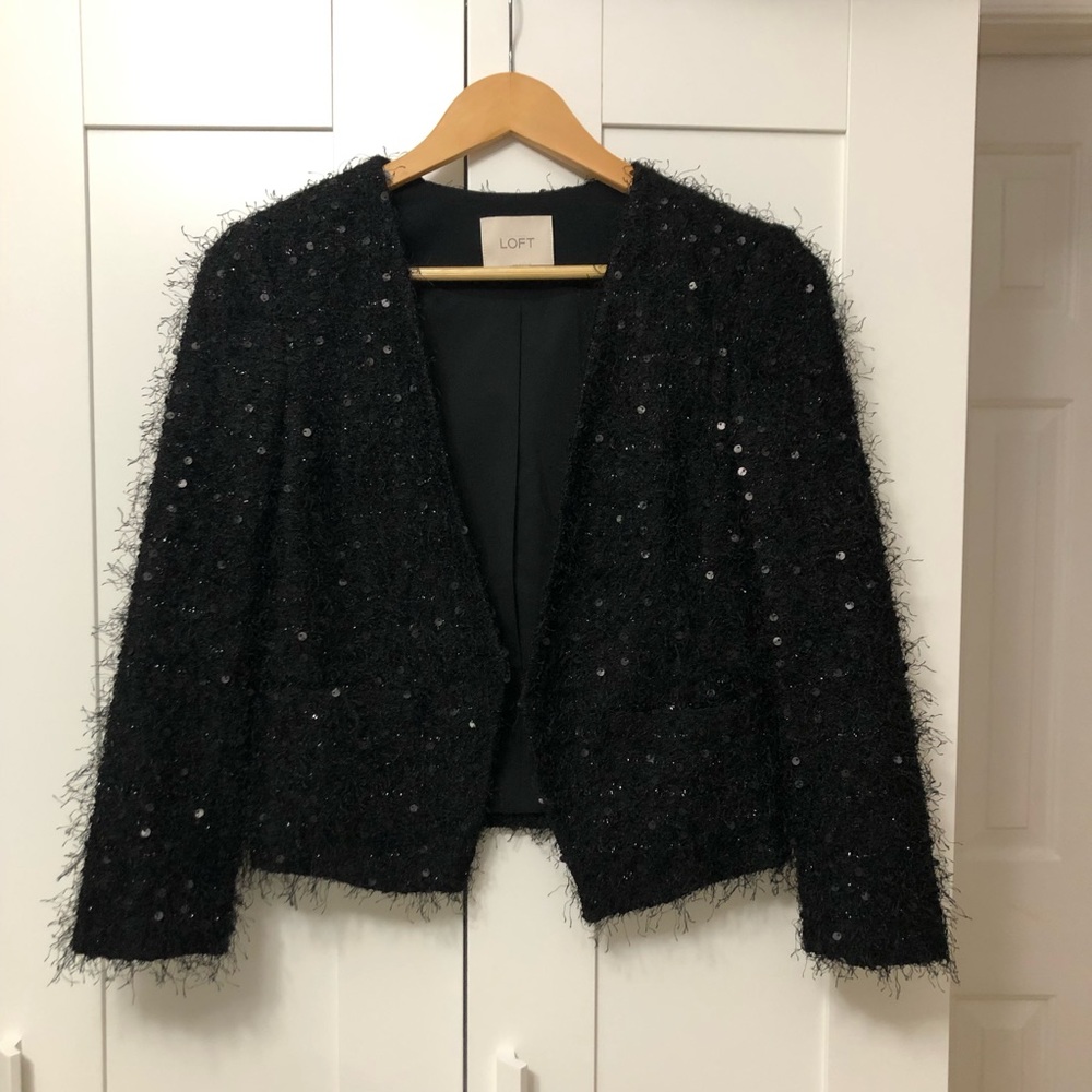 LOFT Sequined BlazerJacket